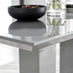 Imperia Rectangular Grey High Gloss 4 Seater Dining Table
