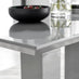 Imperia Rectangular Grey High Gloss 4 Seater Dining Table