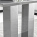Imperia Rectangular Grey High Gloss 4 Seater Dining Table