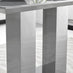 Imperia Rectangular Grey High Gloss 4 Seater Dining Table