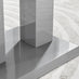 Imperia 4 Grey Dining Table and 4 Grey Milan Black Leg Chairs