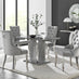 Grey Imperia 4 Table & 4 Elephant Grey Belgravia Chairs
