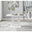 White Imperia 4 Table & 4 Elephant Grey Belgravia Chairs