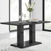 Imperia Rectangular Black High Gloss 6 Seater Dining Table