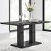Imperia Rectangular Black High Gloss 6 Seater Dining Table