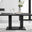 Imperia Rectangular Black High Gloss 6 Seater Dining Table