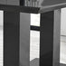 Imperia Black High Gloss Dining Table And 6 Black Luxury Willow Dining Chairs Set