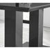 Imperia Black High Gloss Dining Table And 6 Black Milan Dining Chairs Set
