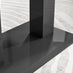Imperia Rectangular Black High Gloss 6 Seater Dining Table