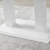 Imperia Rectangular White High Gloss 6 Seater Dining Table