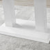 Imperia White High Gloss Dining Table And 6 Black Lorenzo Dining Chairs Set