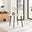 Koko Round White 4 Seater Dining Table