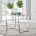 Kylo Rectangular White Marble Effect 4 Seater Dining Table