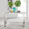 Kylo White Marble Effect Dining Table & 4 Grey Isco Chairs