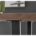 Kylo Brown Wood Effect Dining Table & 6 Green Belgravia Black Leg Chairs