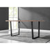 Kylo Brown Wood Effect Dining Table & 6 Green Belgravia Black Leg Chairs