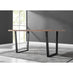 Kylo Brown Wood Effect Dining Table & 6 Green Belgravia Black Leg Chairs