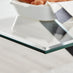 Leonardo Black Leg Glass Dining Table & 6 Grey Milan Black Leg Chairs