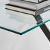 Leonardo Glass And Black Console Table