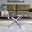 Leonardo Chrome Metal And Glass Console Coffee End Side Table Set