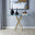Leonardo Glass And Gold Console Table