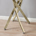 Leonardo Glass And Gold Console Table