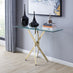 Leonardo Glass And Gold Console Table