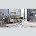 Leonardo Chrome Metal And Glass Console Coffee End Side Table Set