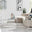 Miami Chrome Metal And Glass Console Coffee End Side Table Set