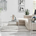 Miami Chrome Metal And Glass Console Coffee End Side Table Set