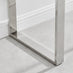 Miami Glass and Silver Console Table