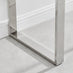 Miami Glass and Silver Console Table