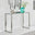 Miami Glass and Silver Console Table