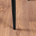 Imperia 4 Black Dining Table and 4 Black Milan Black Leg Chairs