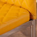 Arezzo Large Extending Dining Table and 8 Mustard Milan Chairs