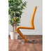 Imperia 4 Modern Black High Gloss Dining Table And 4 Mustard Yellow Luxury Willow Chairs Set