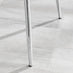 2x Nora Navy Blue Velvet Dining Chairs Silver Legs