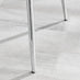 2x Nora Navy Blue Velvet Dining Chairs Silver Legs