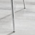 2x Nora Cream Velvet Dining Chairs Silver Legs