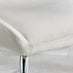 2x Nora Cream Velvet Dining Chairs Silver Legs