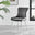 2x Nora Dark Grey Velvet Dining Chairs Silver Legs