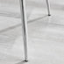 Leonardo 4 Table and 4 Dark Grey Nora Silver Leg Chairs