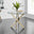 Novara Round Glass and Gold Metal 4 Seater Dining Table