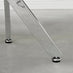 Novara Round Glass and Silver Side Table
