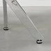 Novara Round Glass and Silver Side Table