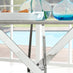 Novara Grey Concrete Effect Round Dining Table & 4 Grey Corona Silver Chairs