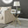 Novara Round Glass and Gold Side Table