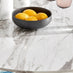 Novara Round White Marble Effect and Gold Metal 4 Seater Dining Table