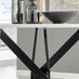 Novara White Gloss Black Leg Round Dining Table & 4 Cappuccino Milan Black Leg Chairs