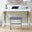 Oxford Modern Grey Velvet And Silver Chrome Stool